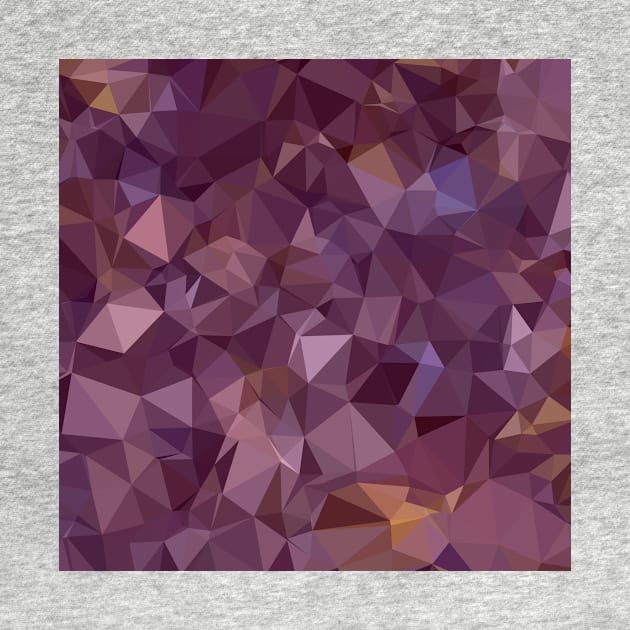 Antique Fuchsia Purple Abstract Low Polygon Background by retrovectors